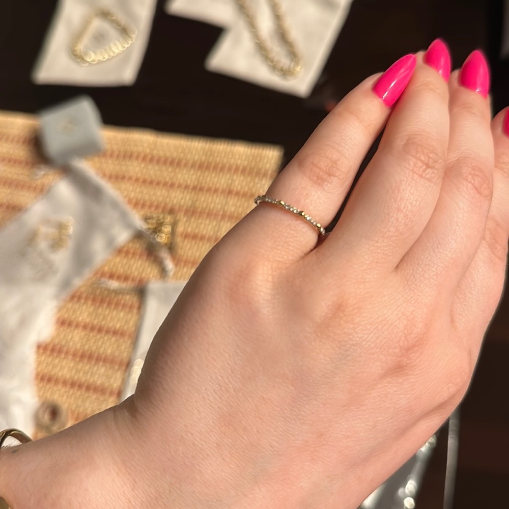Kendra Scott Astrid ring yellow 14k gold size 6
